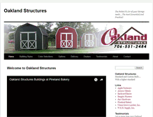 Tablet Screenshot of oaklandstructures.com
